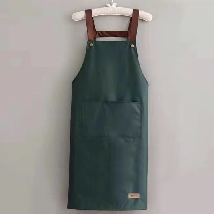 Waterproof And Oil-proof Kitchen Apron For Men And Women At Home