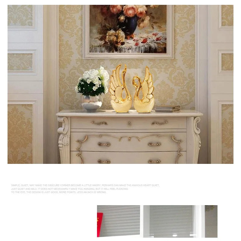 EWAYS 2PCS/SET Swan Lovers