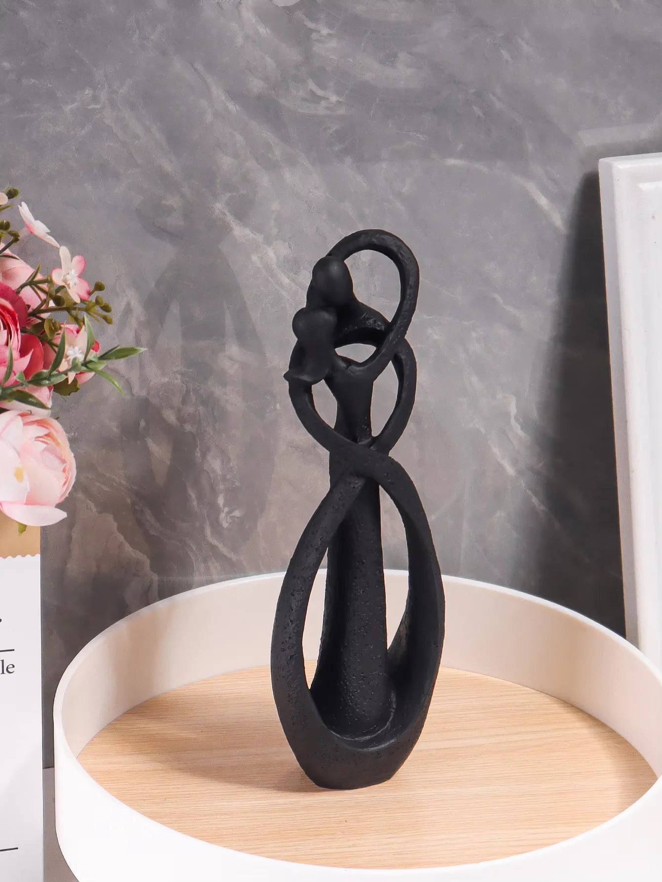 Embracing Couple Sculpture