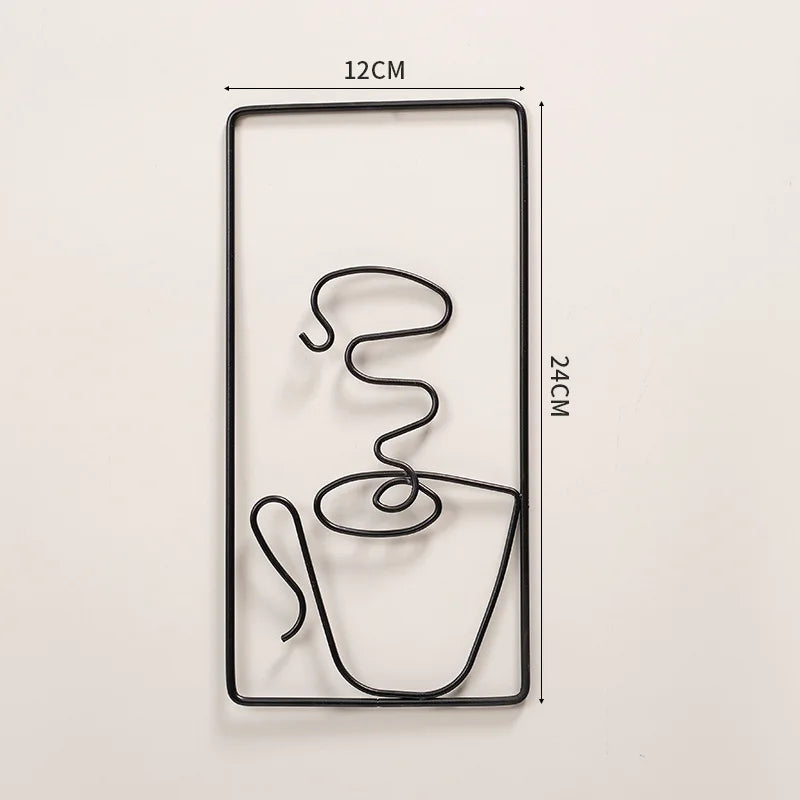 Metal coffee Background -hanging