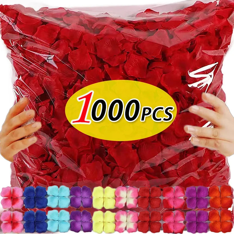 1000Pcs Artificial Fake Rose Petals