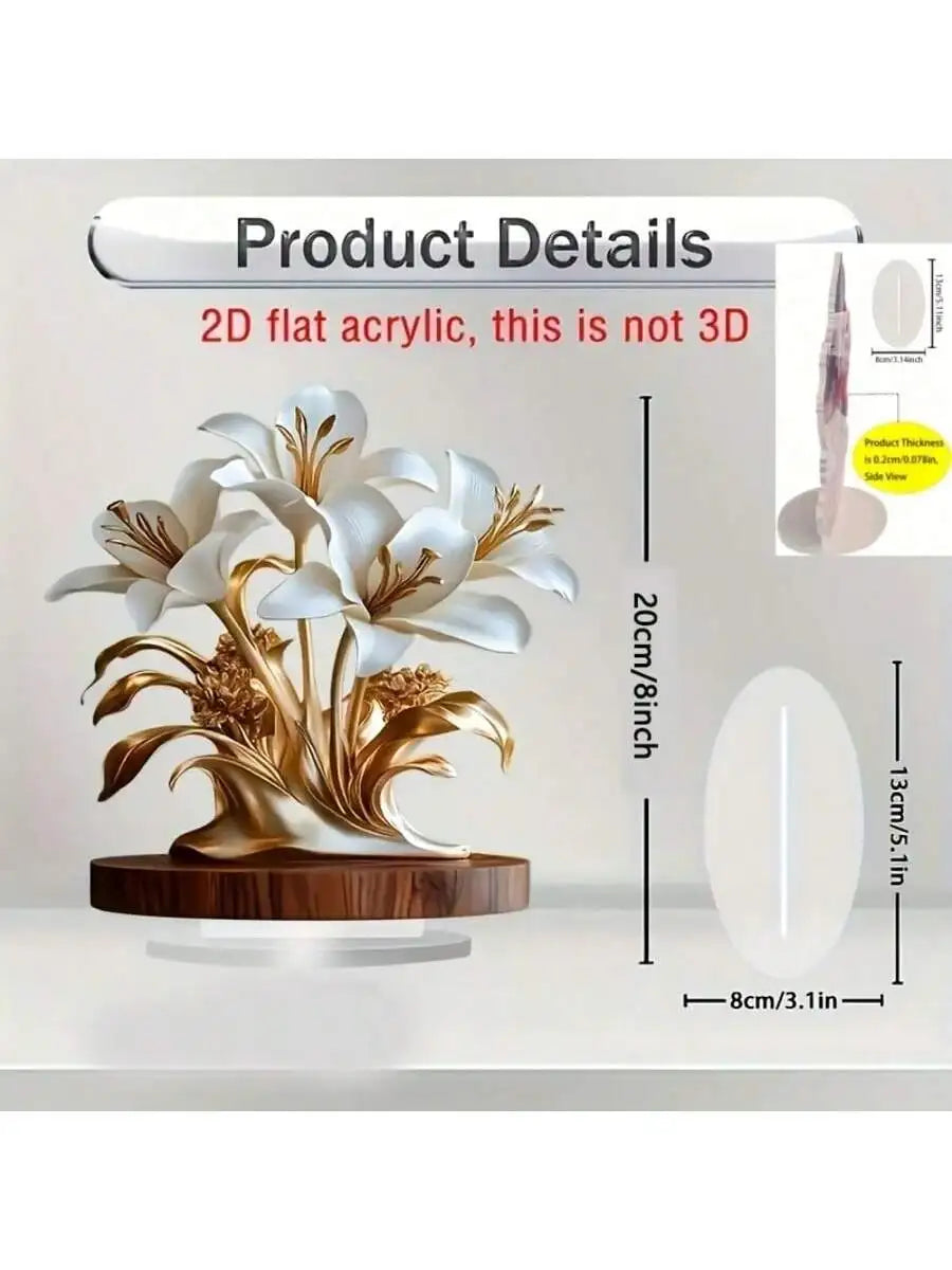 Lily desktop decoration ornament