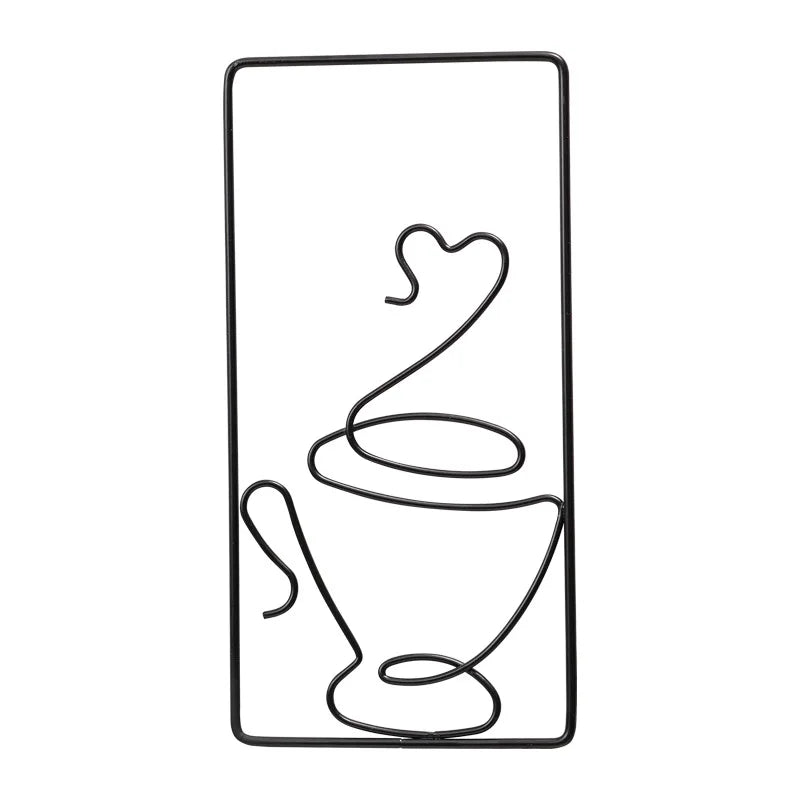 Metal coffee Background -hanging