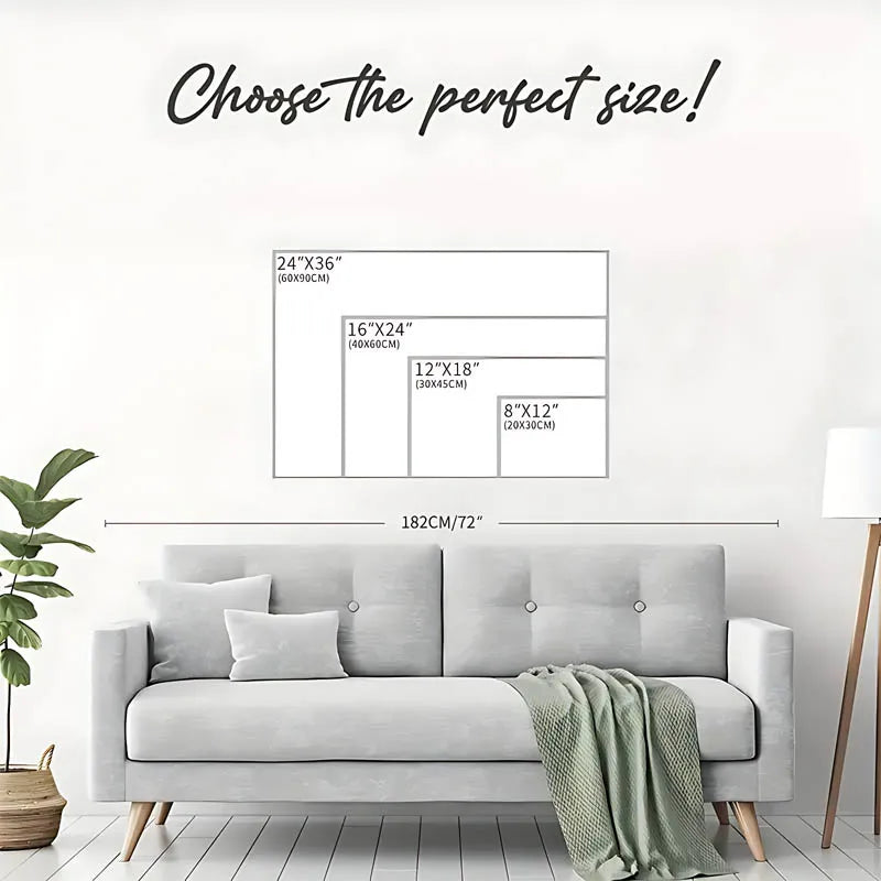 1 piece of beautiful room decoration wood frame wall decoration canvas print (flat)