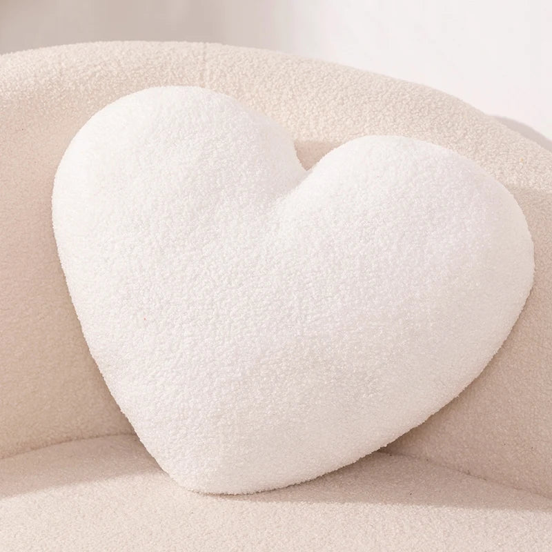 Red Love Heart Shape Pillow Cushion