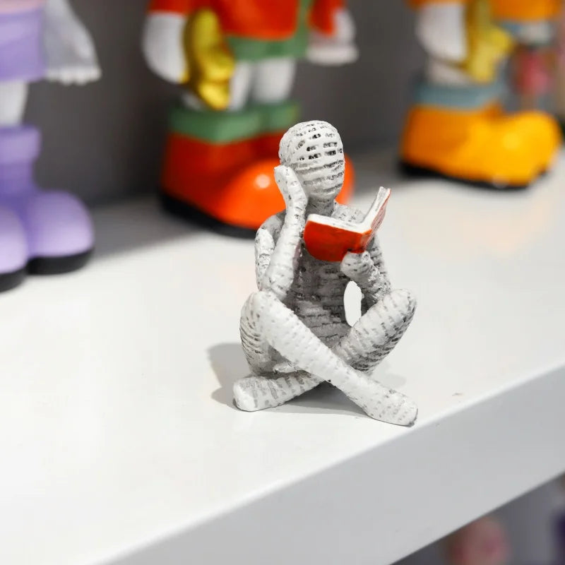 1Pc, Reading Paper -Thinker Statue Decoration