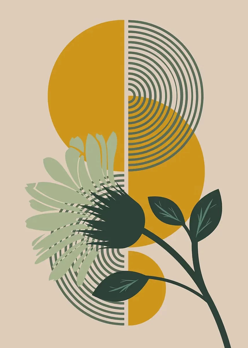 Boho Wall Art Print Canvas Painting Unframed