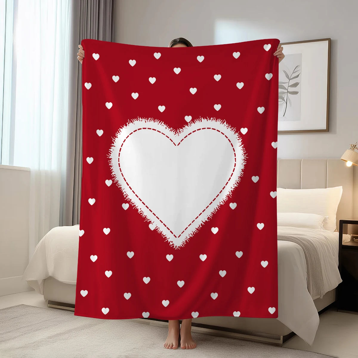 1pc Valentine's Day blanket, ultra soft and comfortable