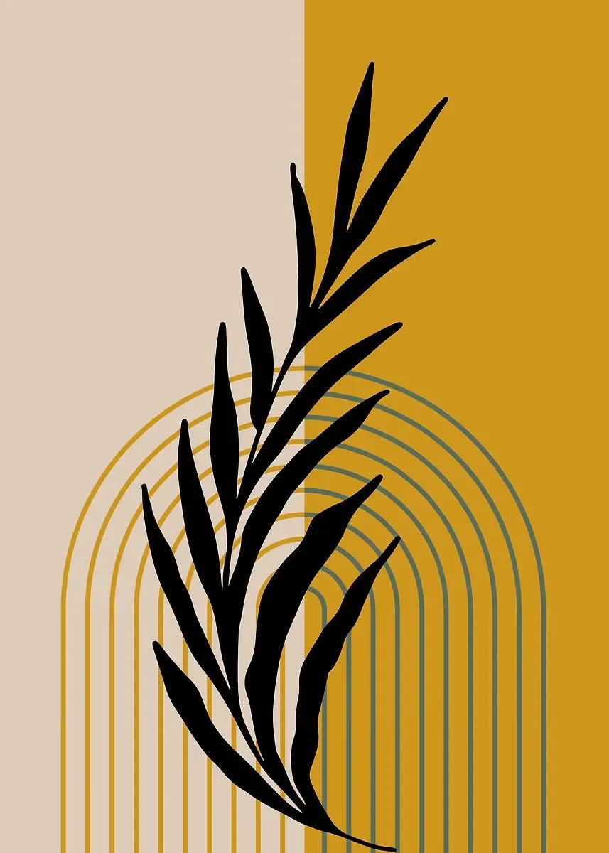 Boho Wall Art Print Canvas Painting Unframed