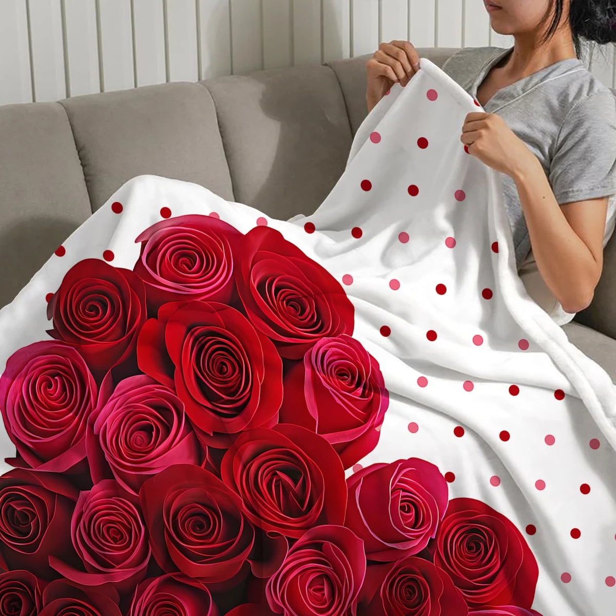 1pc Valentine's Day blanket, ultra soft and comfortable