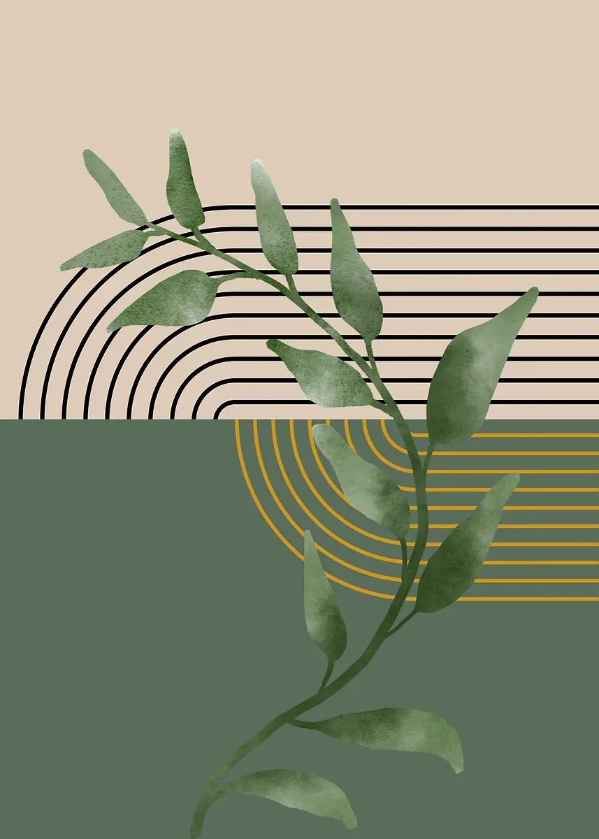 Boho Wall Art Print Canvas Painting Unframed