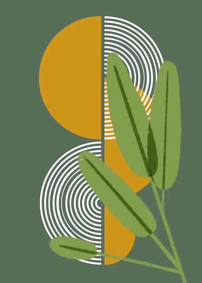 Boho Wall Art Print Canvas Painting Unframed