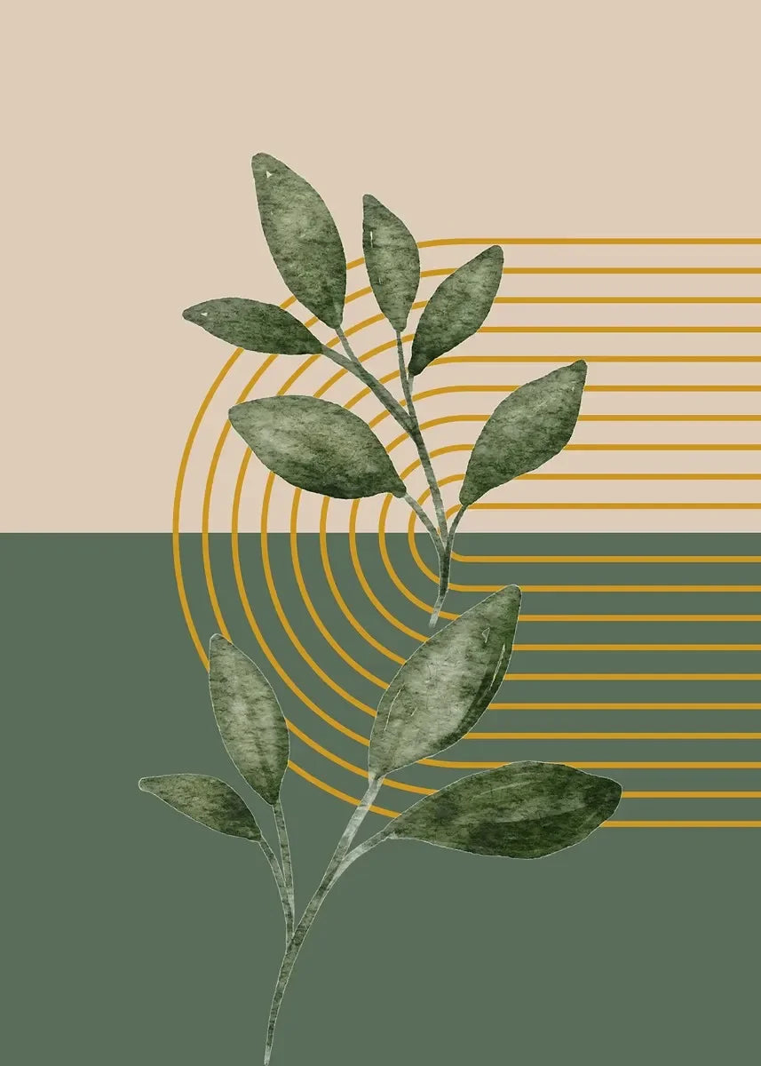 Boho Wall Art Print Canvas Painting Unframed