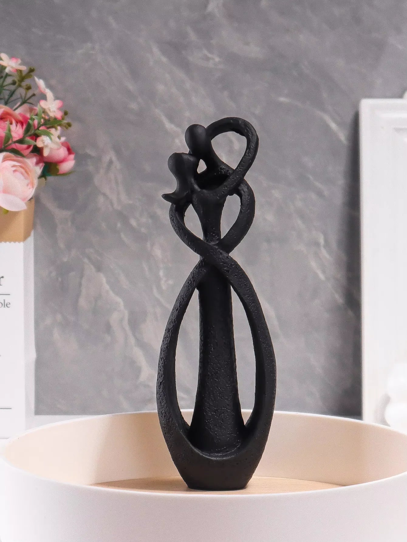 Embracing Couple Sculpture