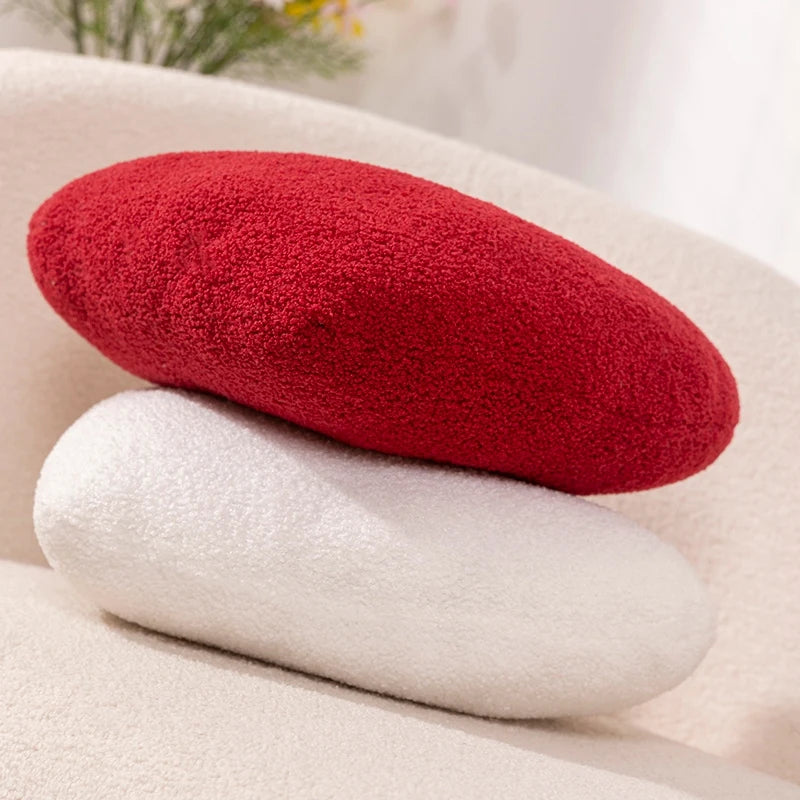 Red Love Heart Shape Pillow Cushion
