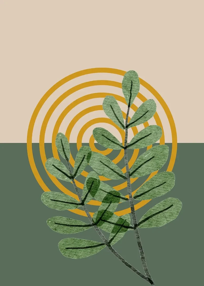 Boho Wall Art Print Canvas Painting Unframed