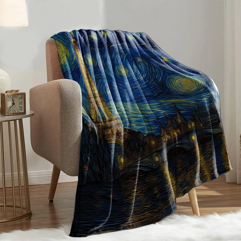 Red Black Love Hearts Blanket / throw