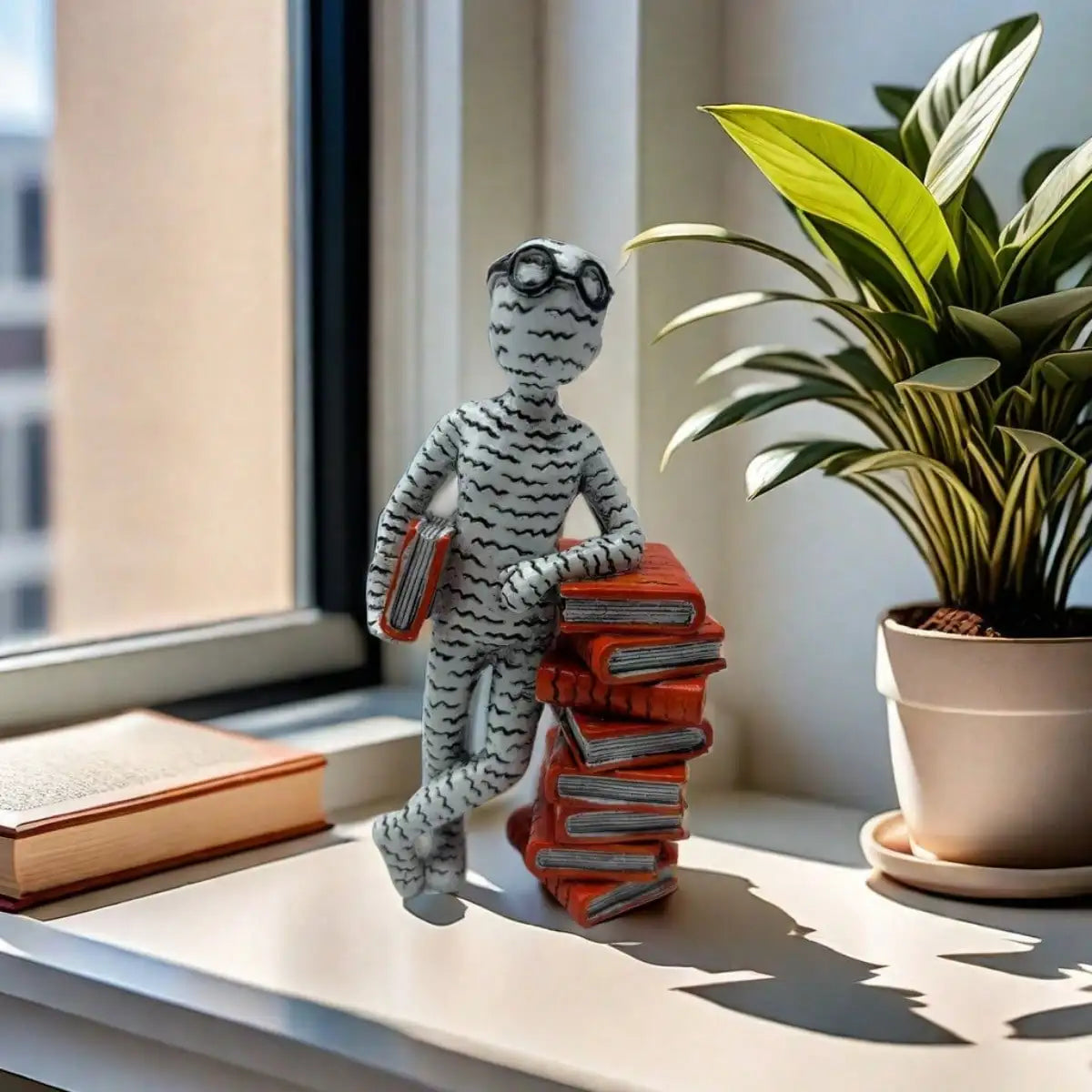 Modern  Resin Reader Statues