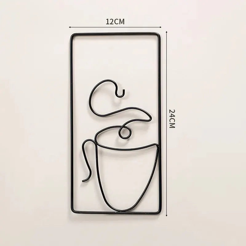 Metal coffee Background -hanging